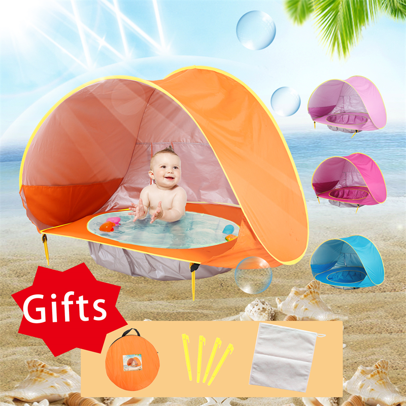 Kids Outdoor Tent - Baby Beach Tent Portable Shade Pool