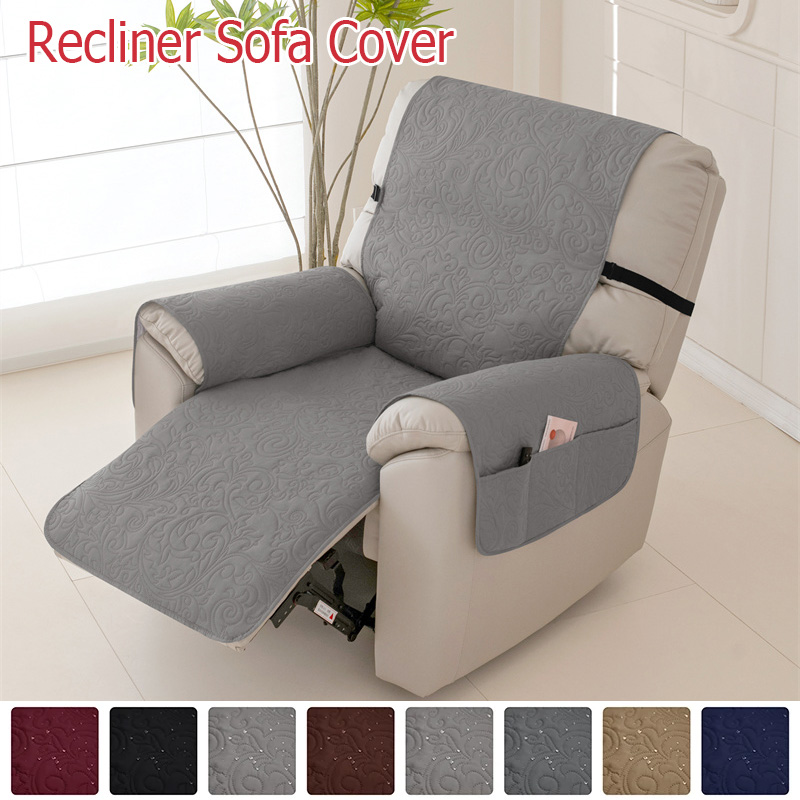 Kids Outdoor Lounge Chair With Umbrella - 1PC Recliner Sofa Cover Pet Dogs