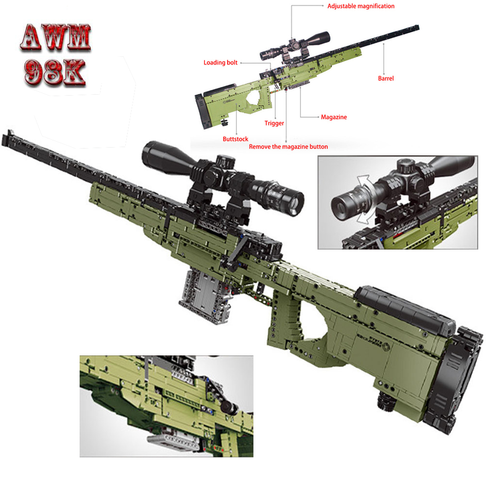 Outdoor Kids In An Indoor World - Military Technic Real Weapons AWM Sniper