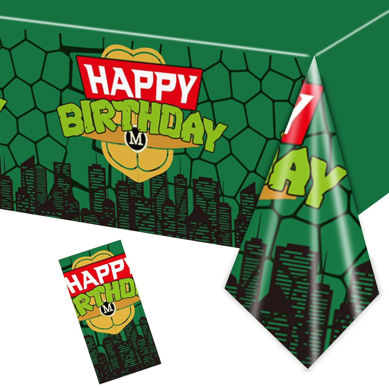 Kids Outdoor Water Table - Ninja Turtle Tablecloth for Kids Boys