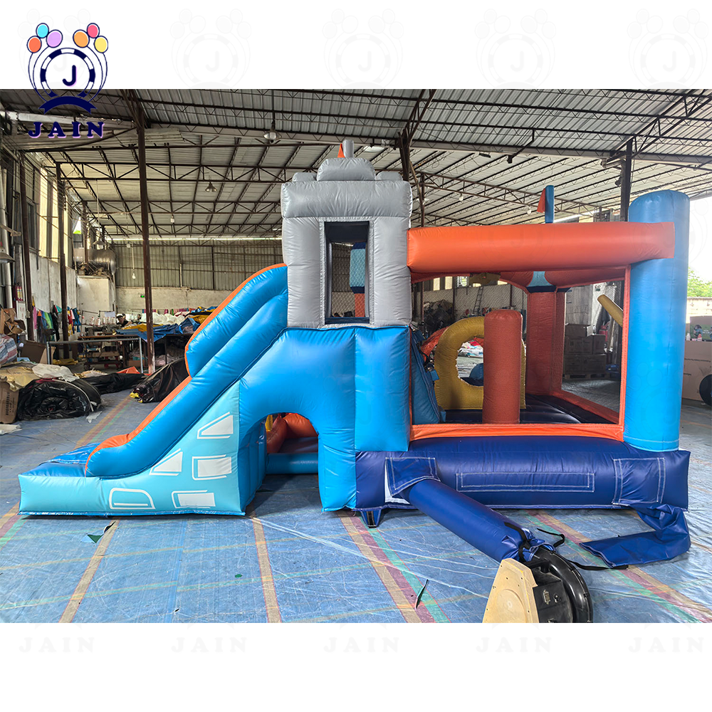Kids Outdoor Jumping - Inflatable Bounce House Castle with Slide&Ball