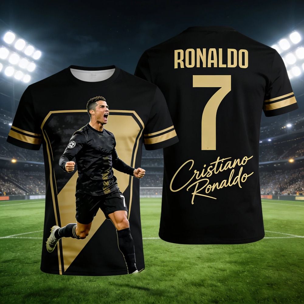 Kids Outdoor Wear - Ronaldo's Summer 3D Printed Family Wear