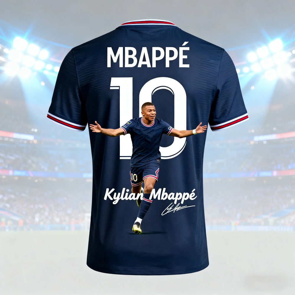Kids Outdoor Wear - Summer New Mbappé 3D Print Family
