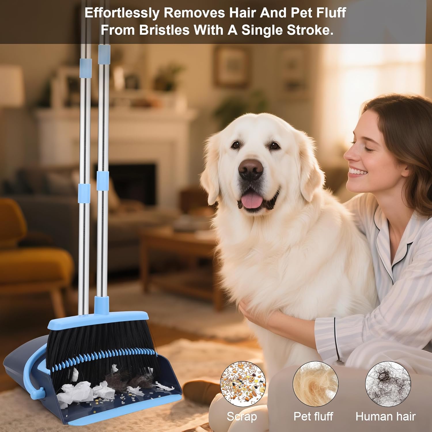 Broom and Dustpan Set for Home - Kids Outdoor Broom recensione e prezzo