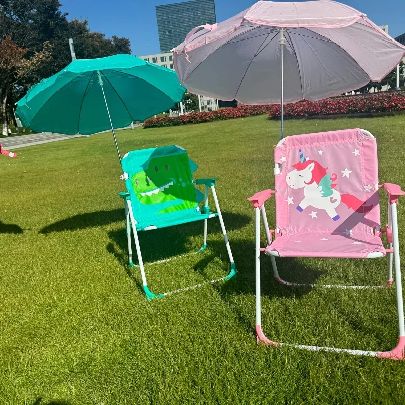 Cartoon Animal Kids Beach Chai - Kids Outdoor Umbrella recensione e prezzo