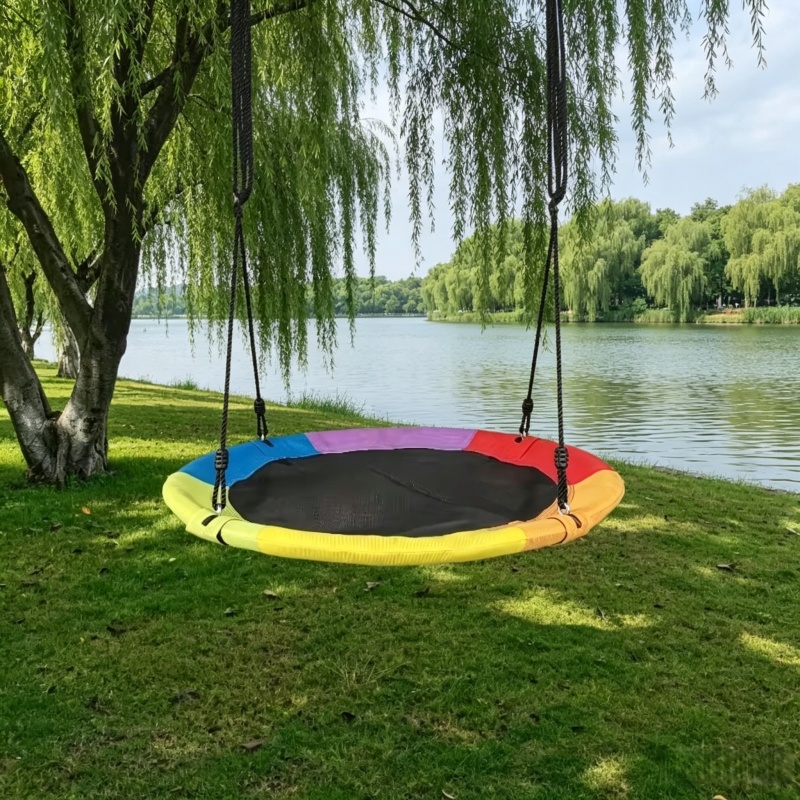 Circular Oxford Net Canvas Kid - Kids Outdoor Hammock Swing recensione e prezzo