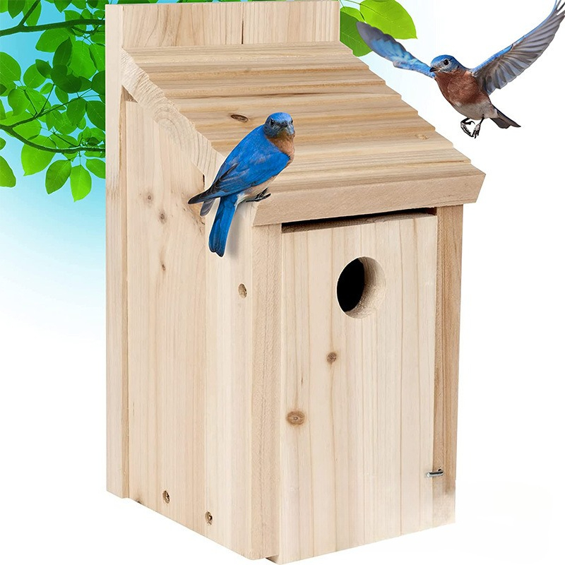 Outdoor Wooden Bird House Nest - Outdoor Kids In An Indoor World recensione e prezzo