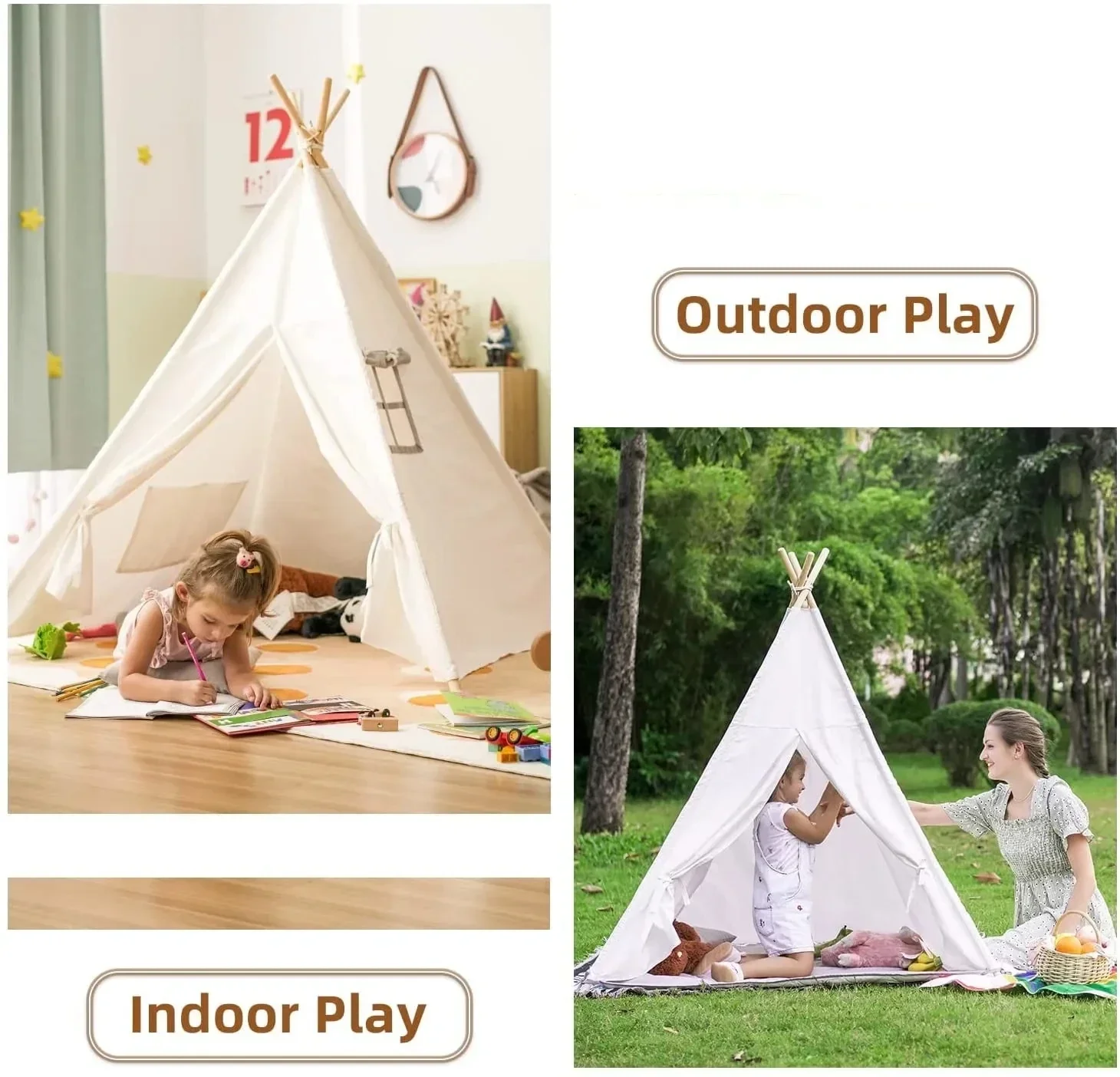 1.6M Kids Tent Play House Wigw - Kids Outdoor Tent recensione e prezzo