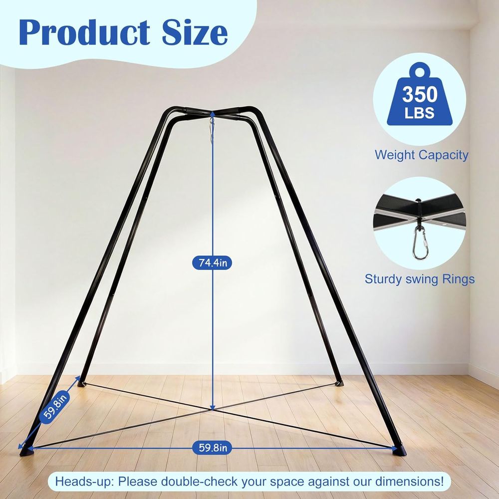 Indoor-Outdoor Swing Set with  - Kids Outdoor Hammock Swing recensione e prezzo