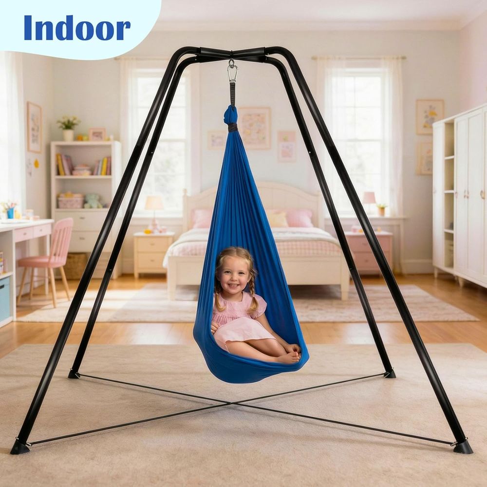Indoor-Outdoor Swing Set with  - Kids Outdoor Hammock Swing recensione e prezzo