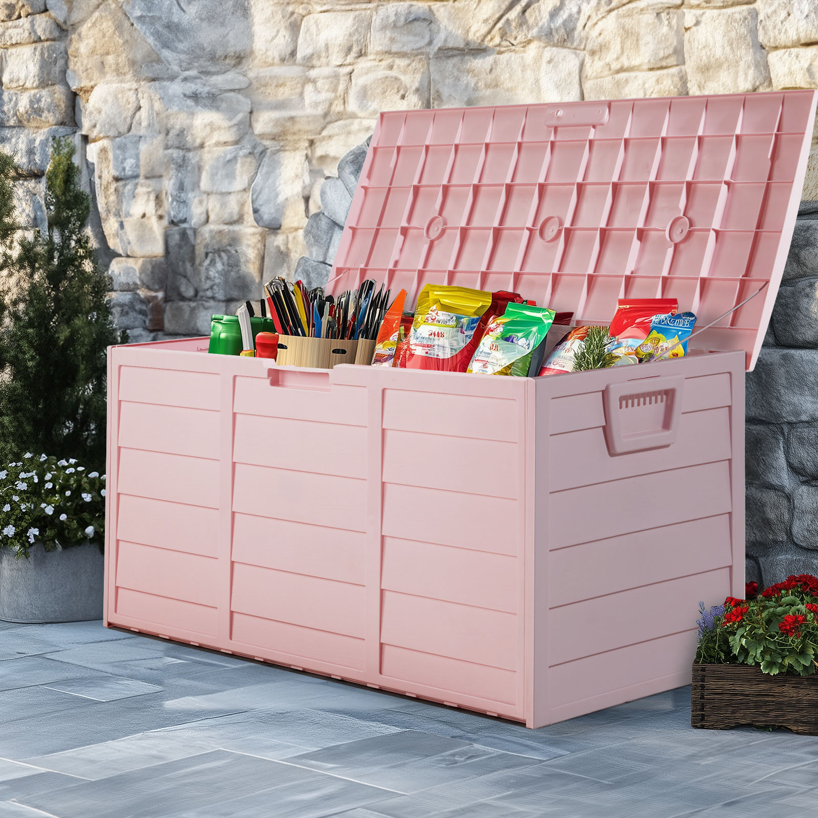 Light Pink 75Gal(280L) Patio O - Kids Outdoor Storage recensione e prezzo