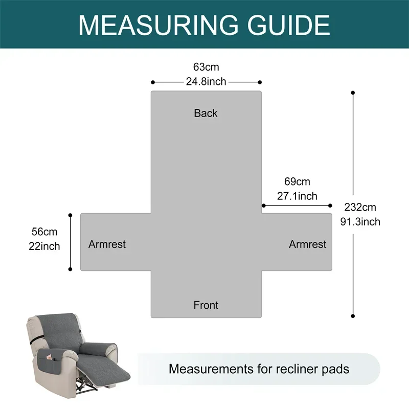 1PC Recliner Sofa Cover Pet Do - Kids Outdoor Lounge Chair With Umbrella recensione e prezzo