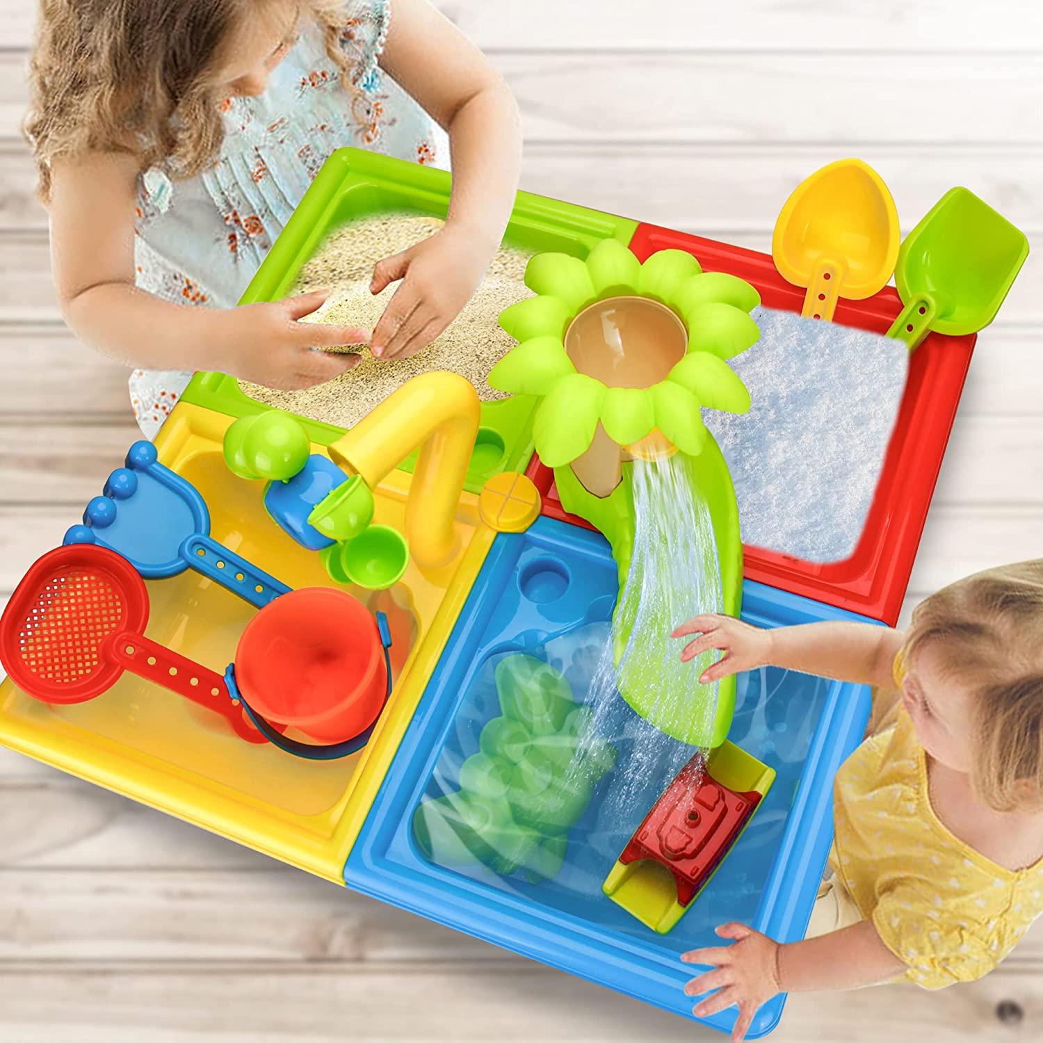 Beach Table Sand Play Toys Chi - Kids Outdoor Water Table recensione e prezzo