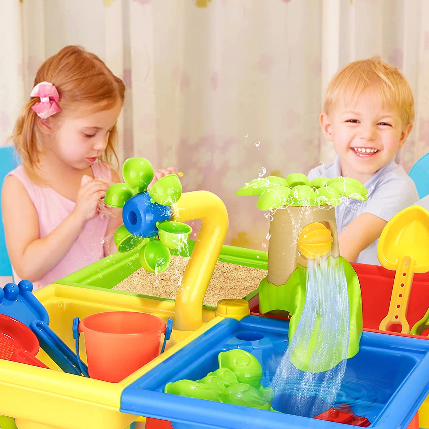Beach Table Sand Play Toys Chi - Kids Outdoor Water Table recensione e prezzo