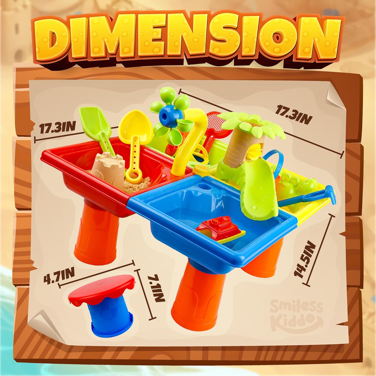 25 Pcs Summer Water Table for  - Kids Outdoor Water Table recensione e prezzo