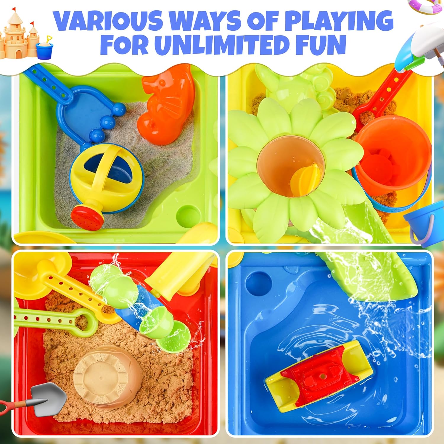 25 Pcs Summer Water Table for  - Kids Outdoor Water Table recensione e prezzo