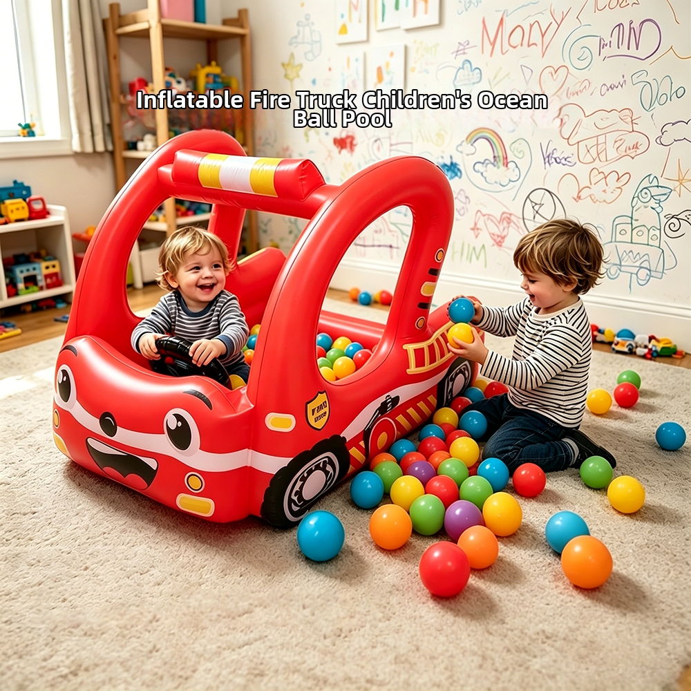 Inflatable Fire Truck with Bal - Outdoor Kids In An Indoor World recensione e prezzo