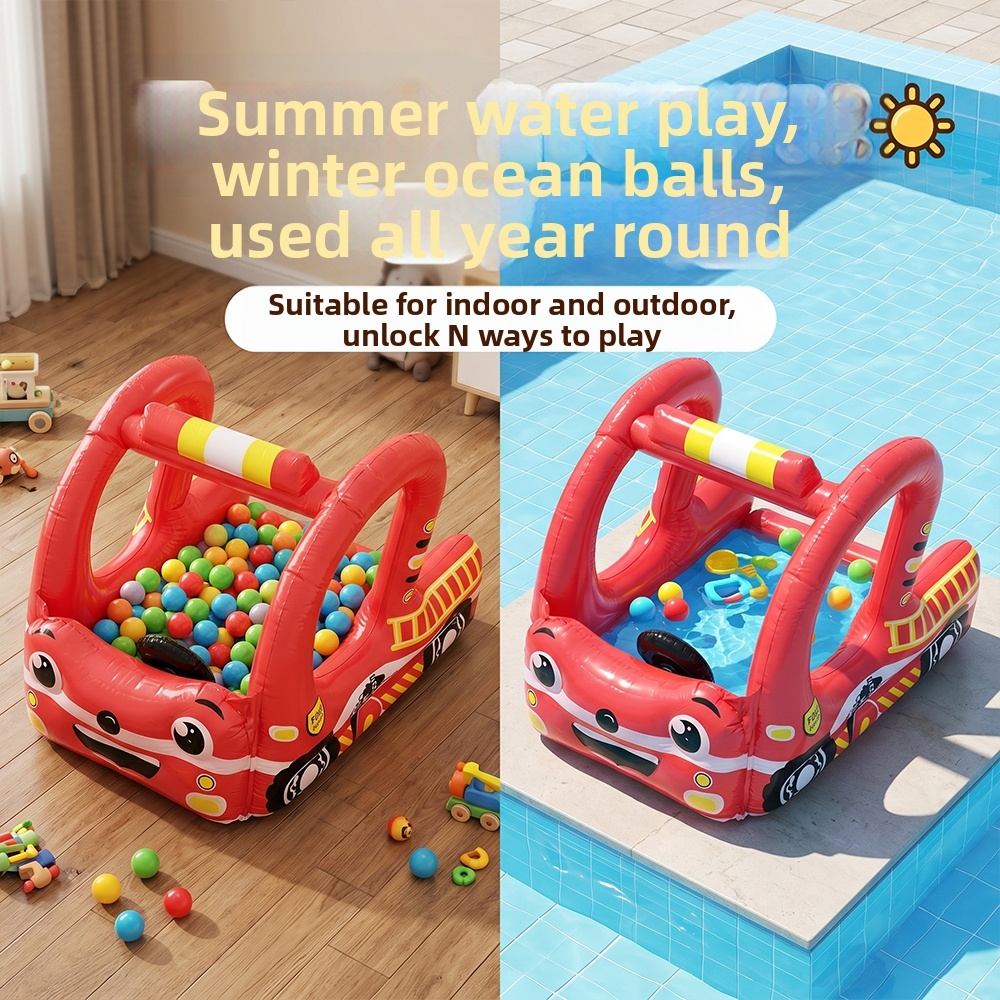Inflatable Fire Truck with Bal - Outdoor Kids In An Indoor World recensione e prezzo