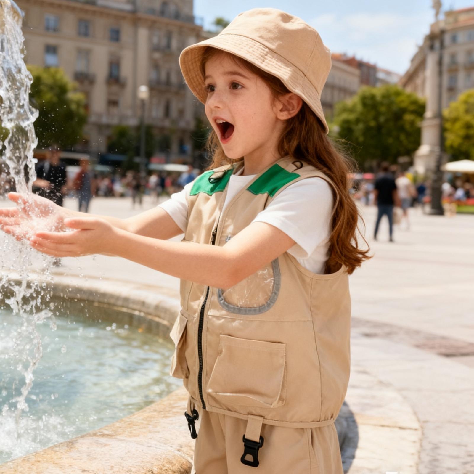 Kids Explorer hat and vest Cos - Kids Outdoor Umbrella recensione e prezzo