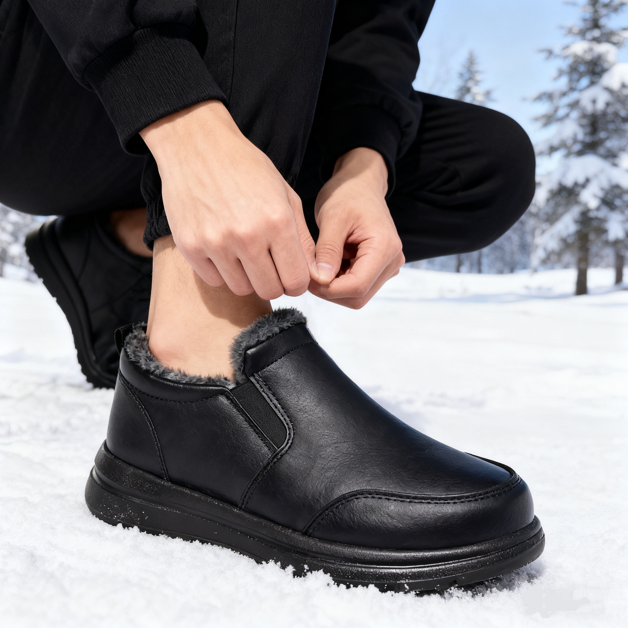 Men's Faux Fur Lined Winter An - Kids Outdoor Shoes recensione e prezzo