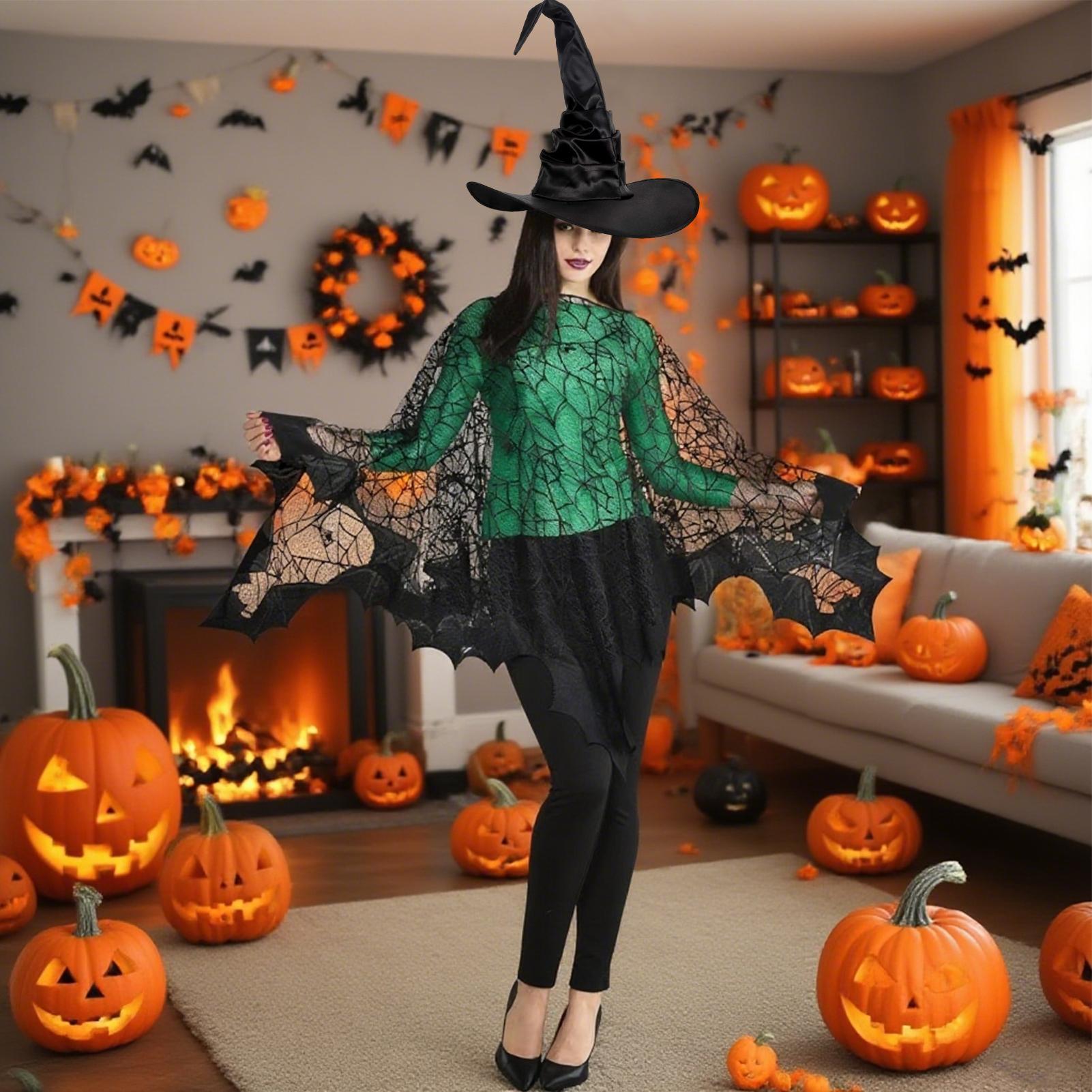 4pcs/set Halloween Spider Web  - Kids Outdoor Broom recensione e prezzo