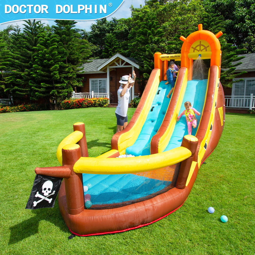 Doctor Dolphin Pirate Ship Out - Kids Outdoor Jumping recensione e prezzo