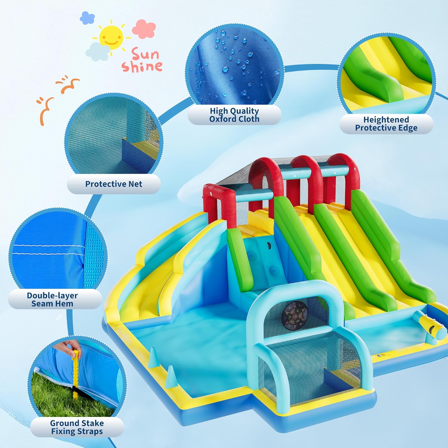 Inflatable Bounce House Oxford - Outdoor Kids In An Indoor World recensione e prezzo