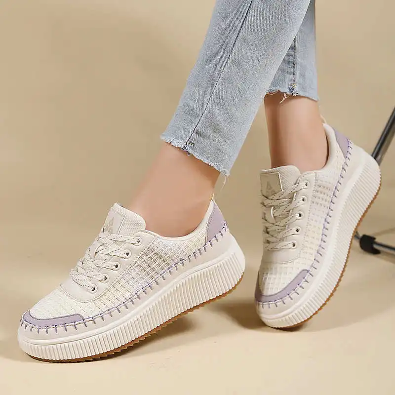 Brown Shoes Woman Flats Autumn - Kids Outdoor Volleyball Shoes recensione e prezzo
