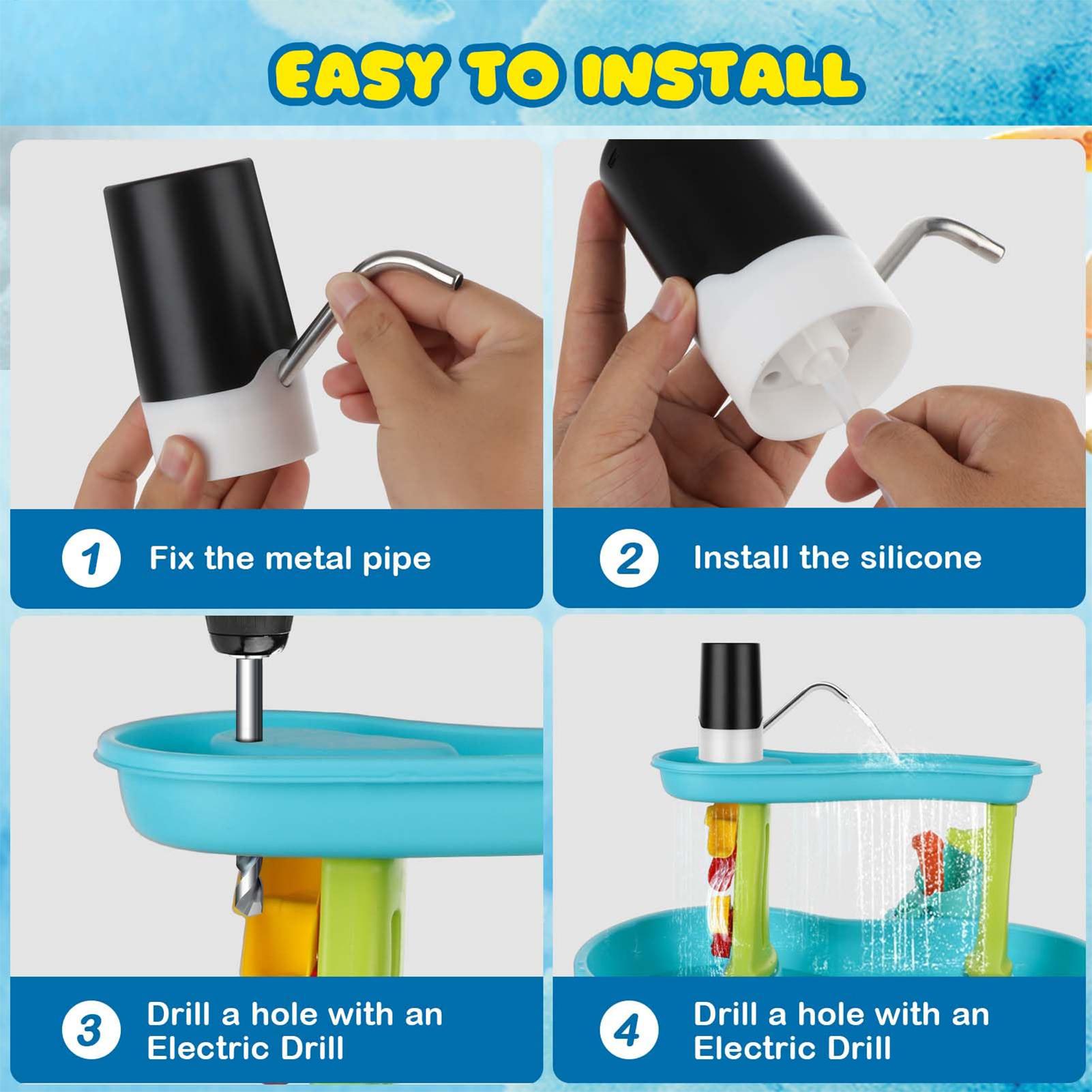 Small Cordless Rechargeable Wa - Kids Outdoor Water Table recensione e prezzo