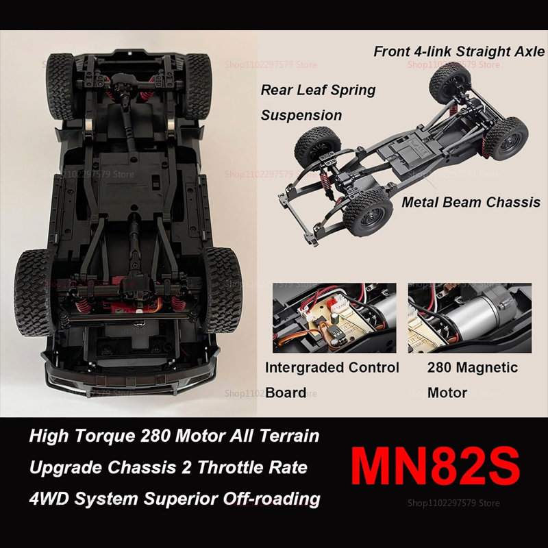 MN82 MN82S RC Crawler Truck 1/ - Kids Outdoor Dirt Toys recensione e prezzo