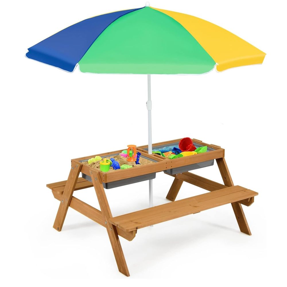 Kids Picnic Table, 4 in 1 Ceda - Kids Outdoor Water Table recensione e prezzo