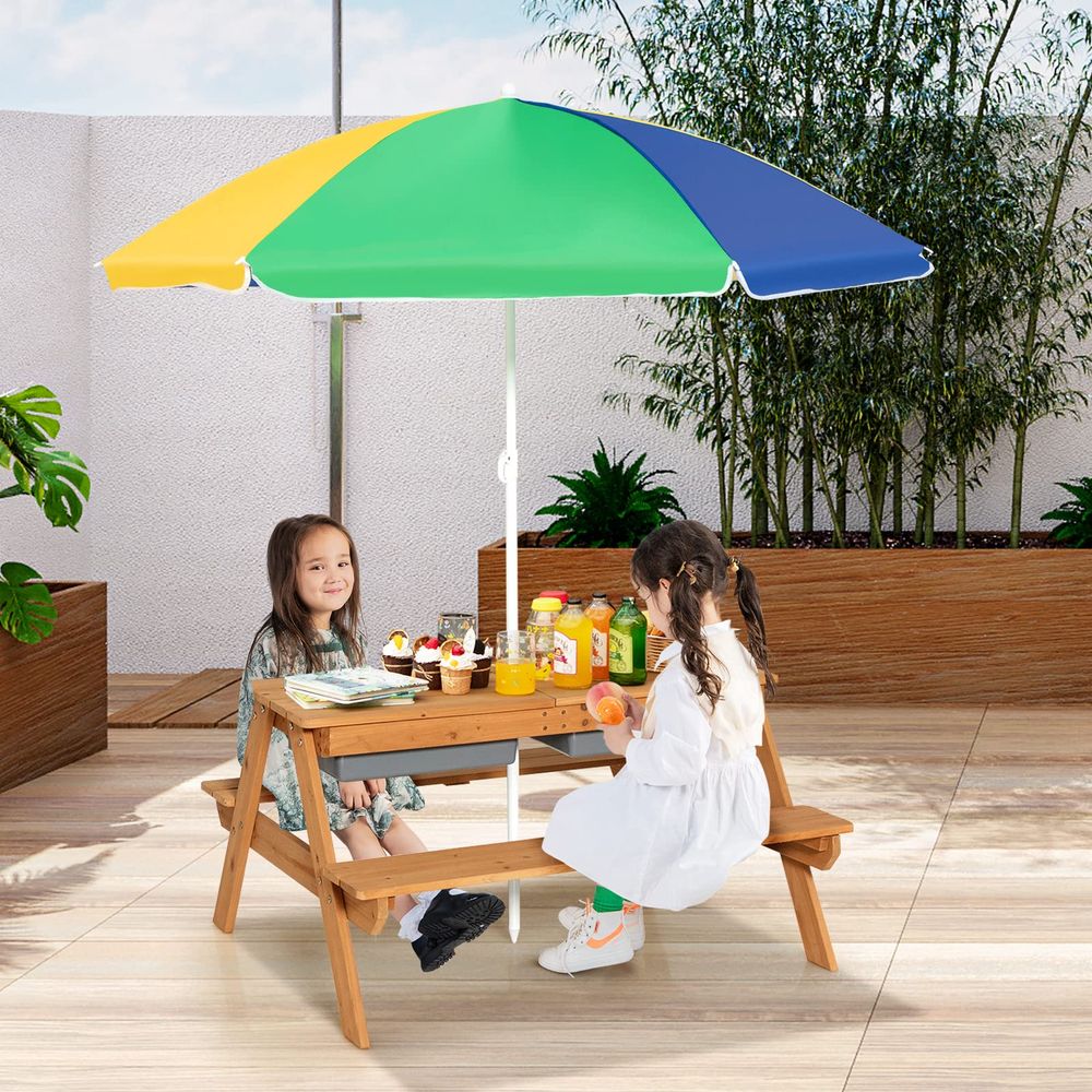 Kids Picnic Table, 4 in 1 Ceda - Kids Outdoor Water Table recensione e prezzo