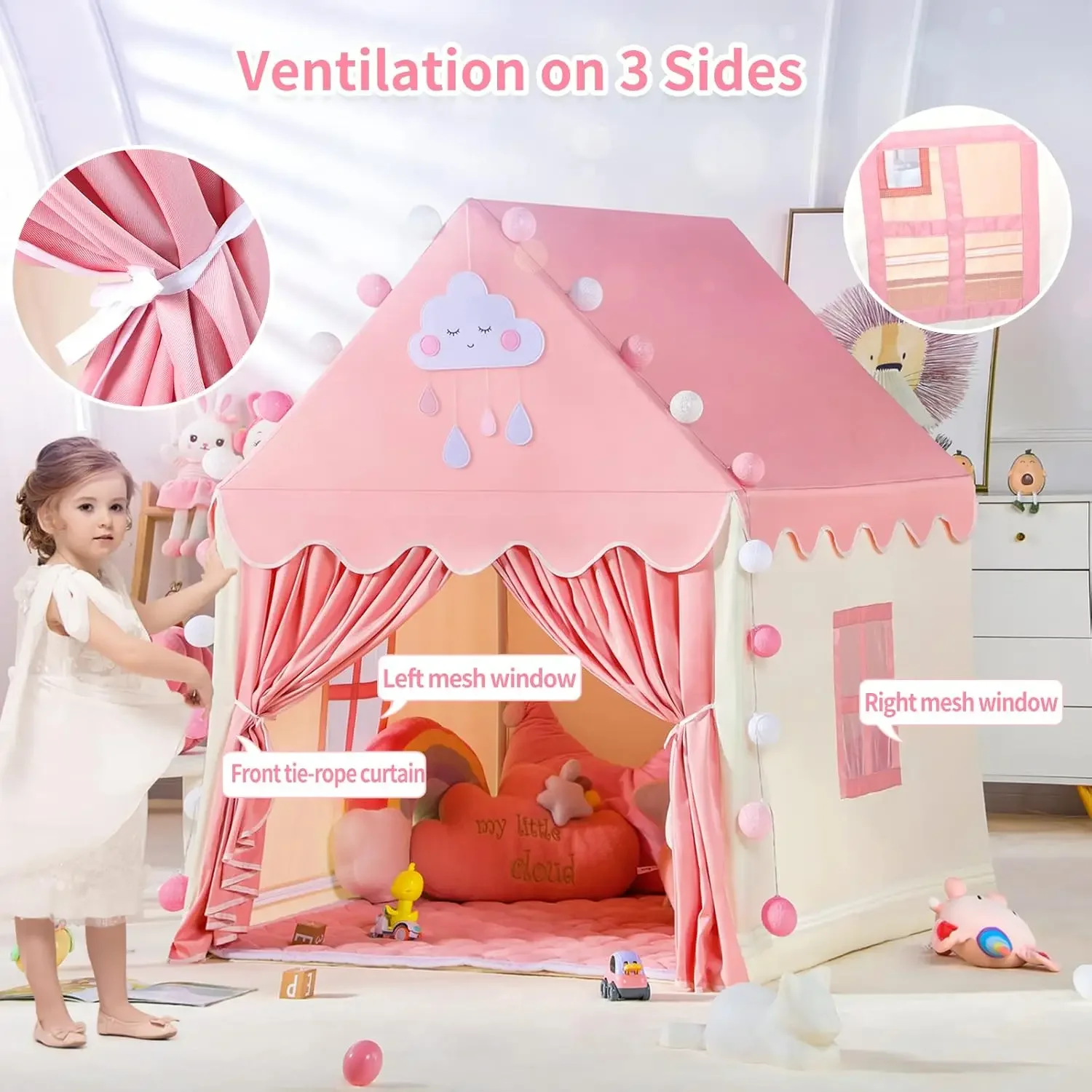Children Play Tent Princess Ca - Kids Outdoor Tent recensione e prezzo