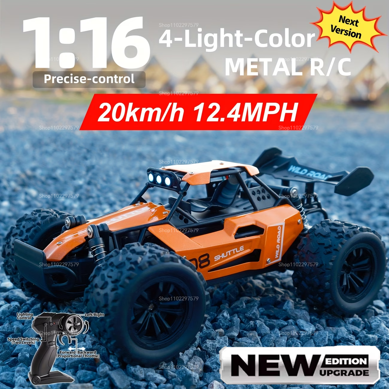 2026 NEW 1:16 RC All-terrain O - Kids Outdoor Dirt Toys recensione e prezzo