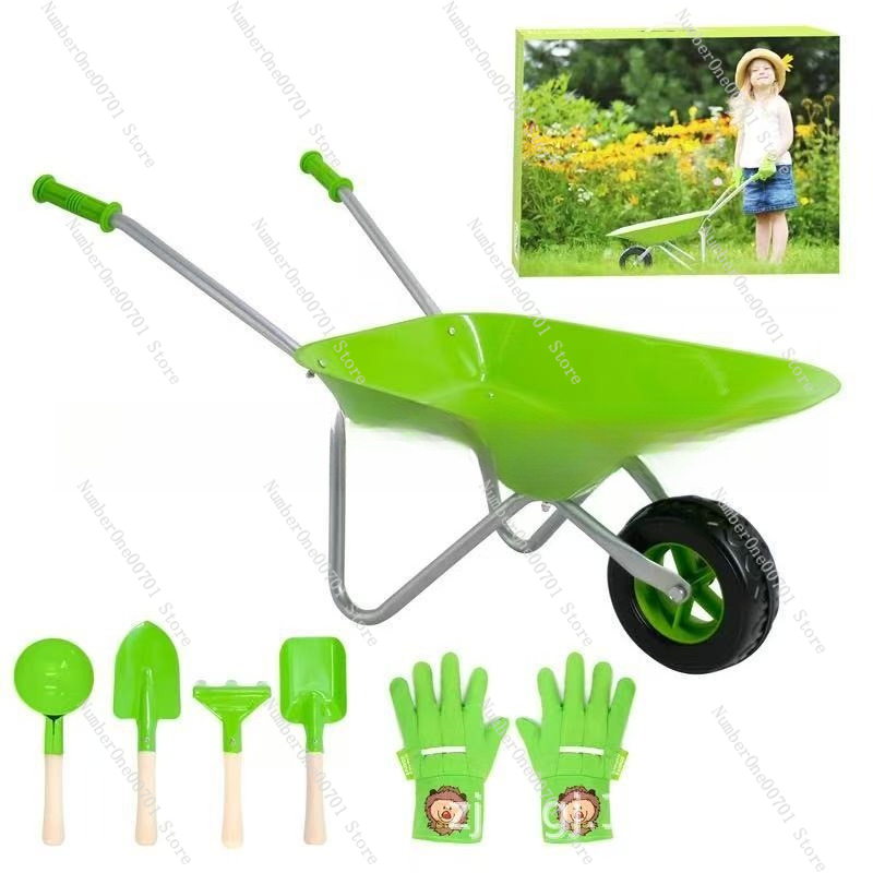 Kids Outdoor Wheelbarrow, Gree - Kids Outdoor Play recensione e prezzo
