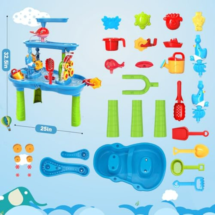 Water Table for Toddlers 3-5 3 - Kids Outdoor Water Table recensione e prezzo