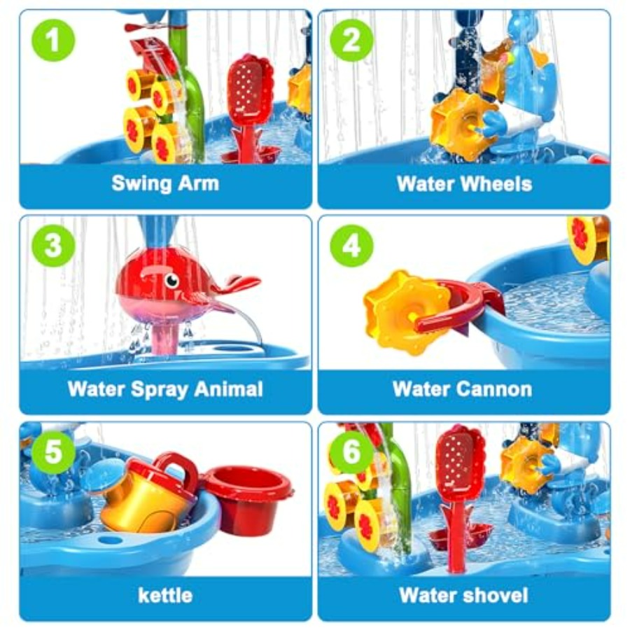Water Table for Toddlers 3-5 3 - Kids Outdoor Water Table recensione e prezzo