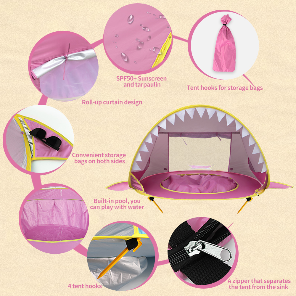 Kids Baby Pop Up Beach Tent wi - Kids Outdoor Tent recensione e prezzo