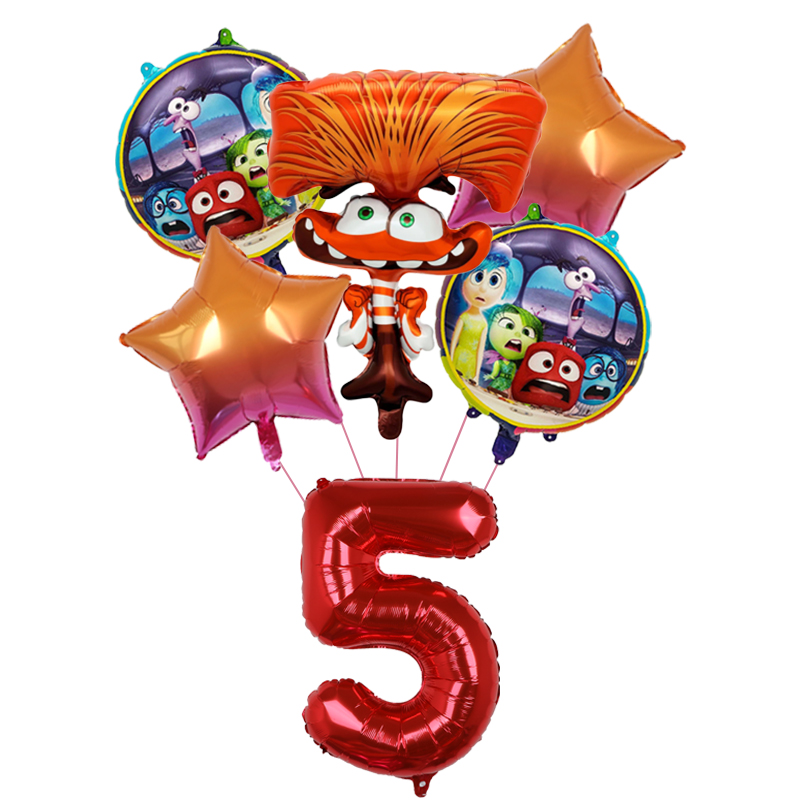 6pcs New Inside Out2 Balloons  - Outdoor Kids In An Indoor World recensione e prezzo