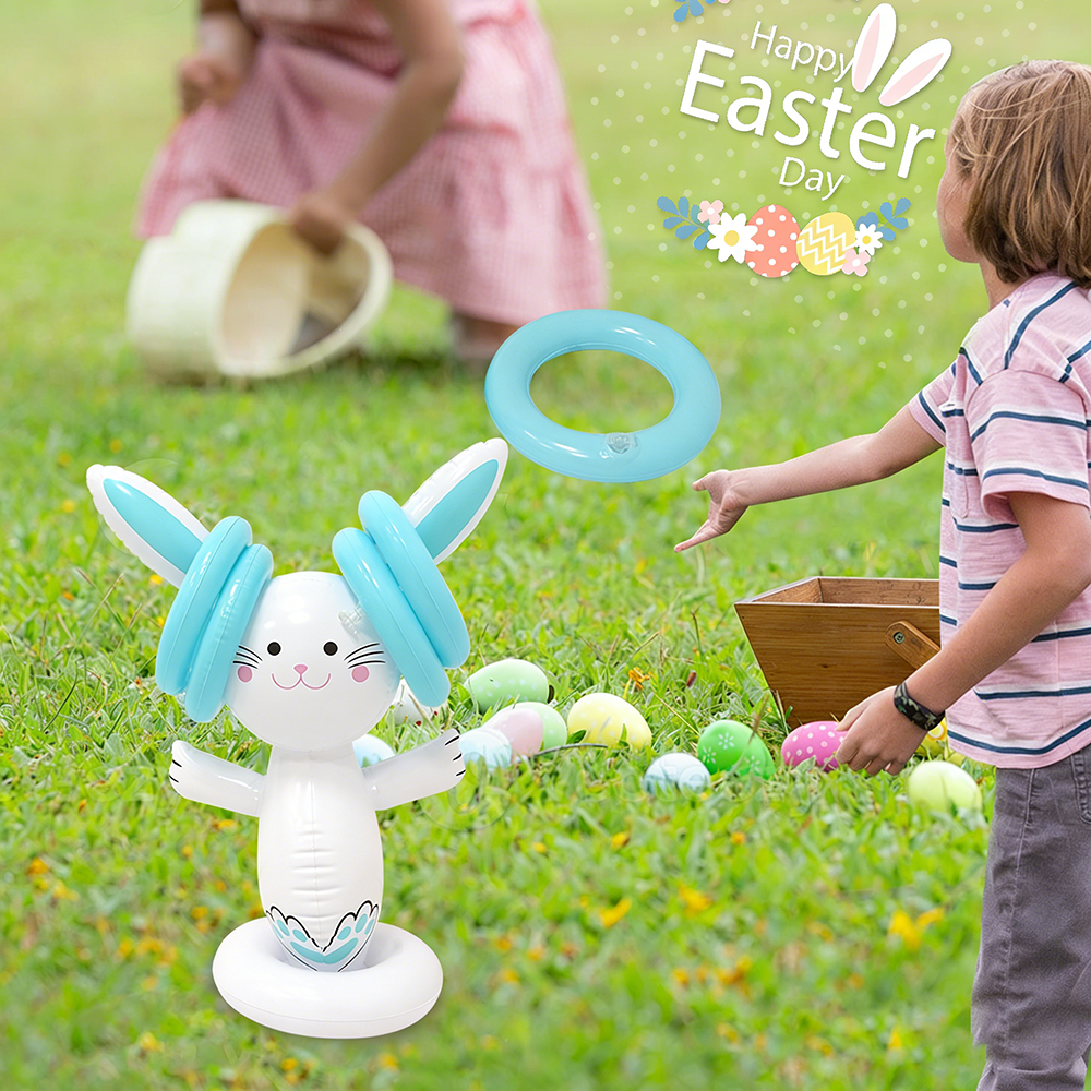 Easter Inflatable Bunny Ring T - Kids Outdoor Play recensione e prezzo