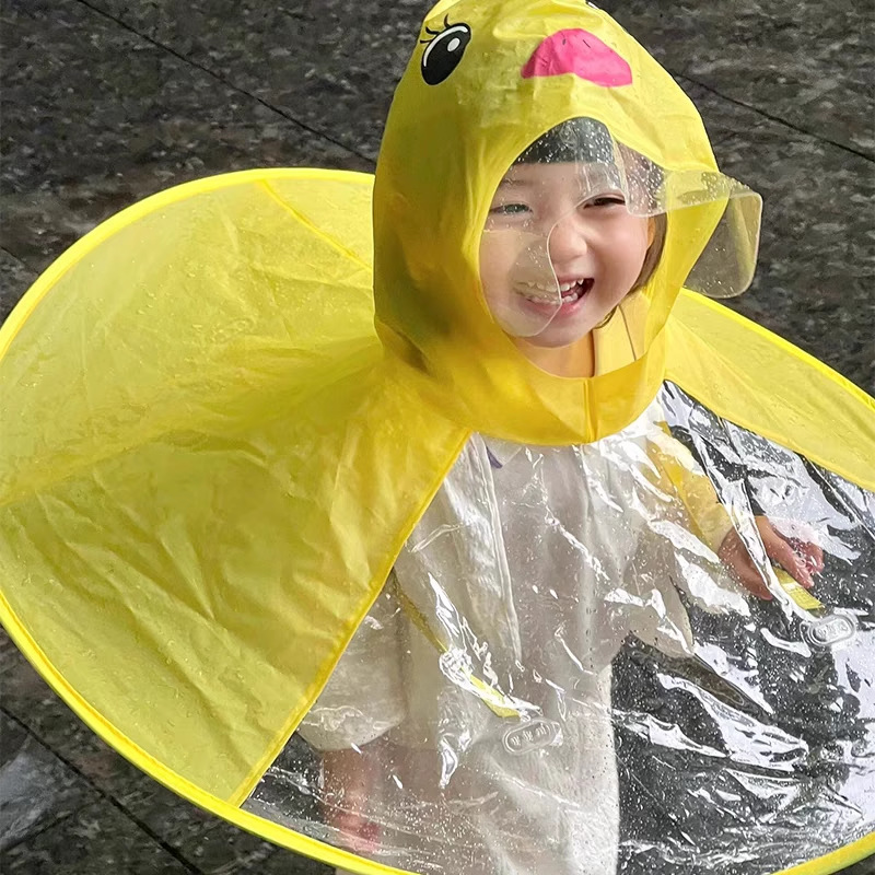Kids UFO Raincoat Duck Hooded  - Kids Outdoor Umbrella recensione e prezzo
