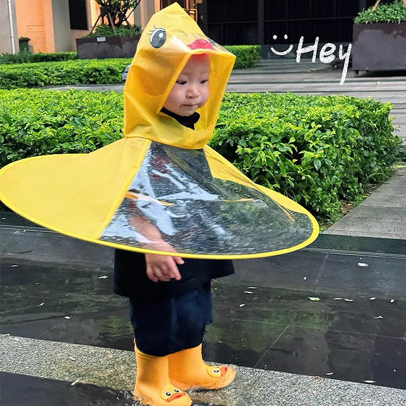 Kids UFO Raincoat Duck Hooded  - Kids Outdoor Umbrella recensione e prezzo
