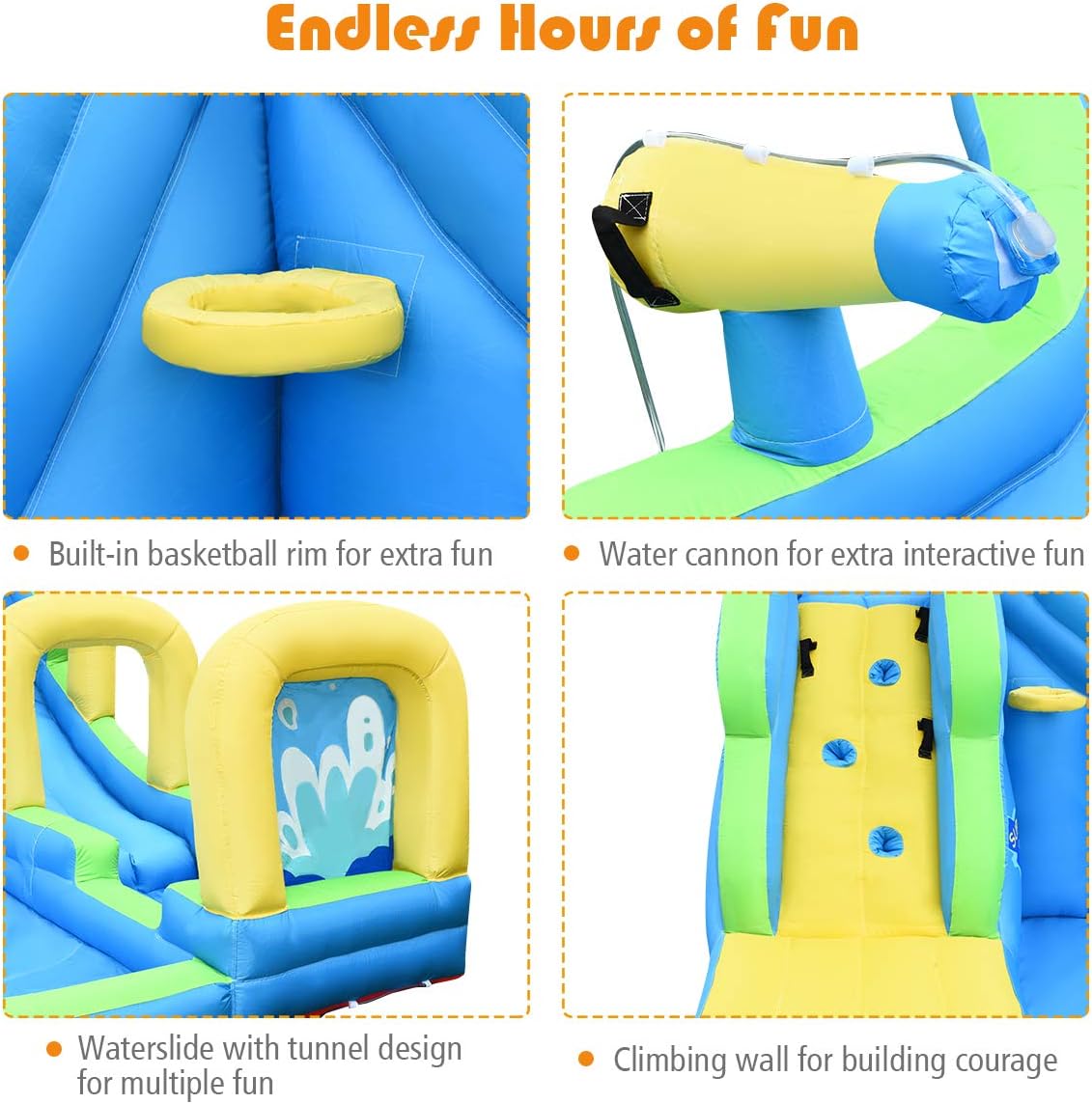 Inflatable Water Slide, Advent - Kids Outdoor Adventure Park recensione e prezzo