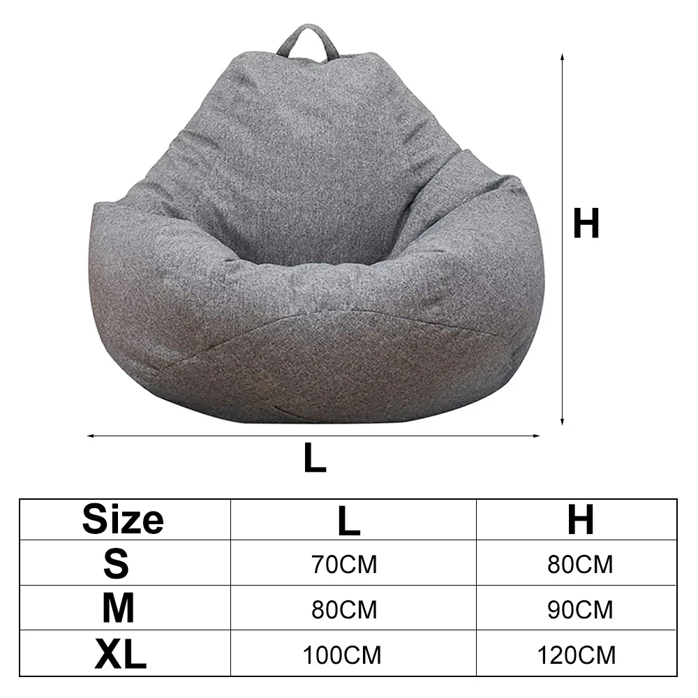 Large Bean Bag Chair Sofa Cove - Kids Outdoor Lounge Chair With Umbrella recensione e prezzo