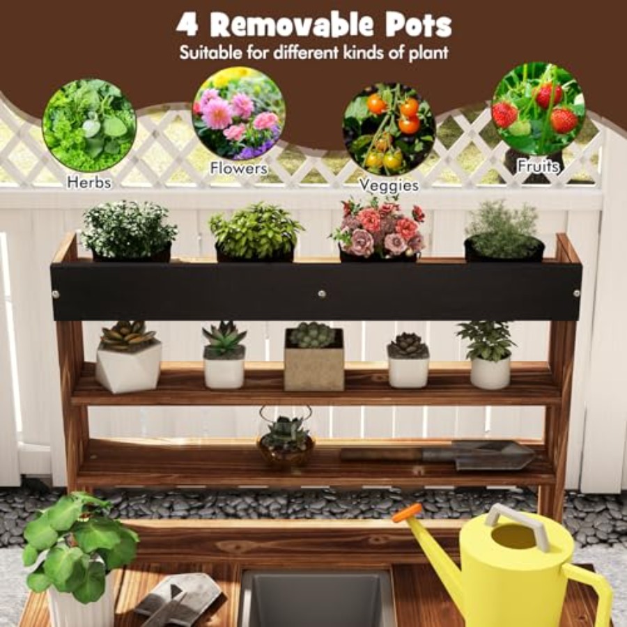 Outdoor kids potting bench for - Kids Outdoor Storage recensione e prezzo