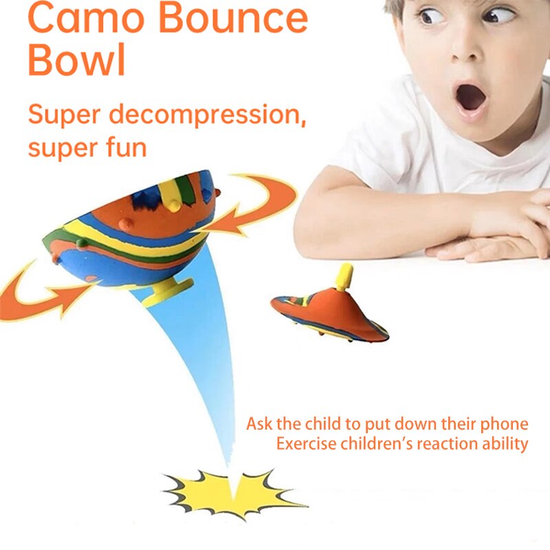 1Pc Camo Bounce Bowl Creative  - Kids Outdoor Jumping recensione e prezzo