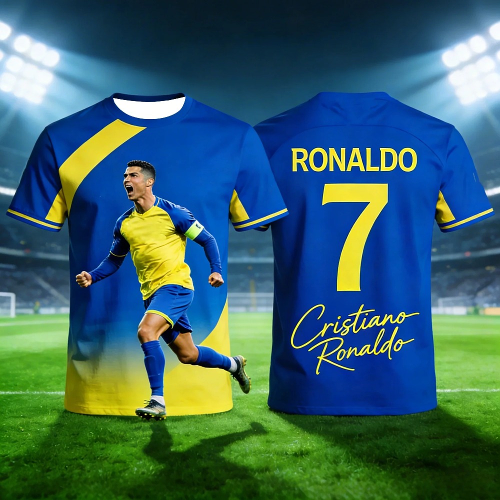 Ronaldo's Summer 3D Printed Fa - Kids Outdoor Wear recensione e prezzo