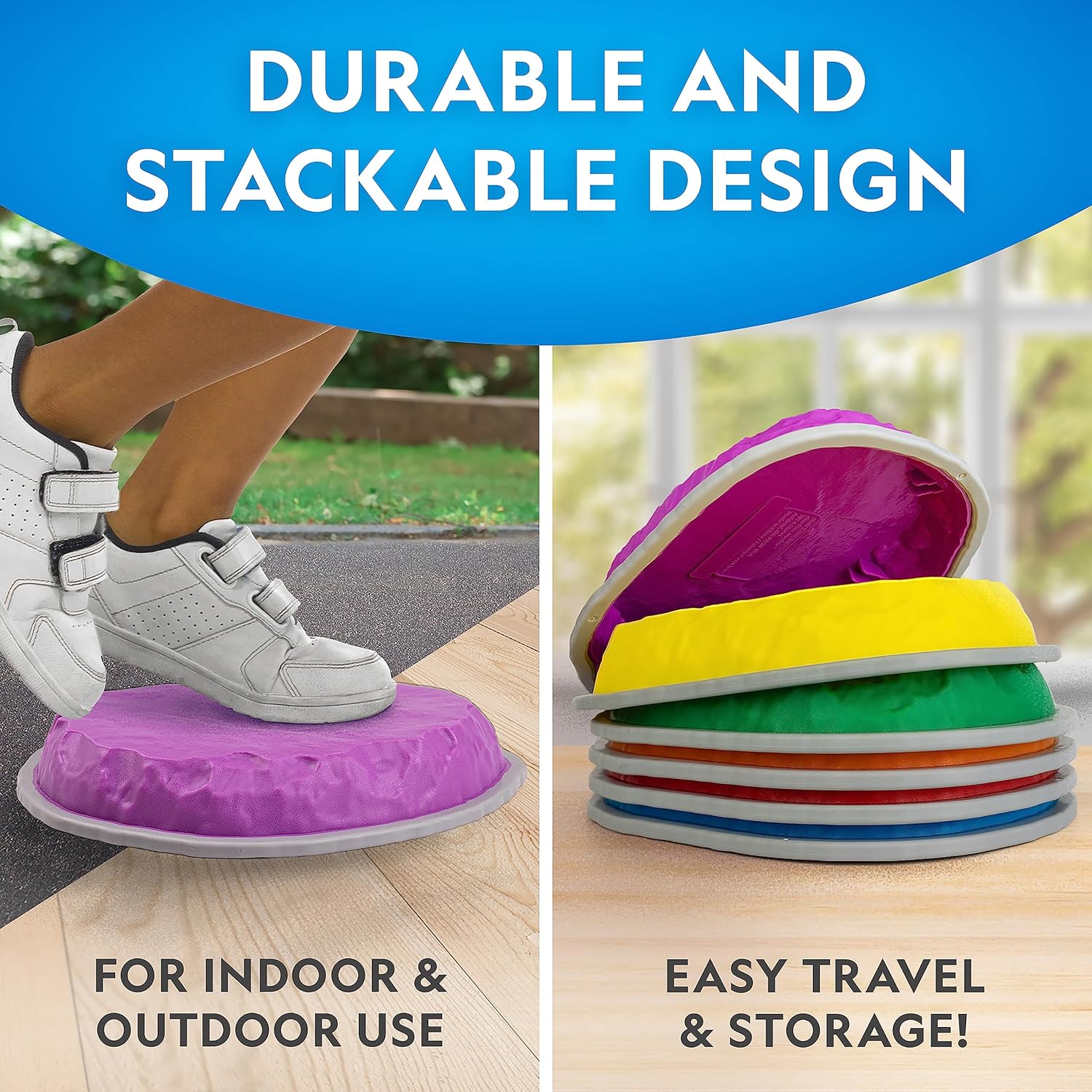 Durable Non-Slip Stepping Ston - Kids Outdoor Obstacle Course recensione e prezzo