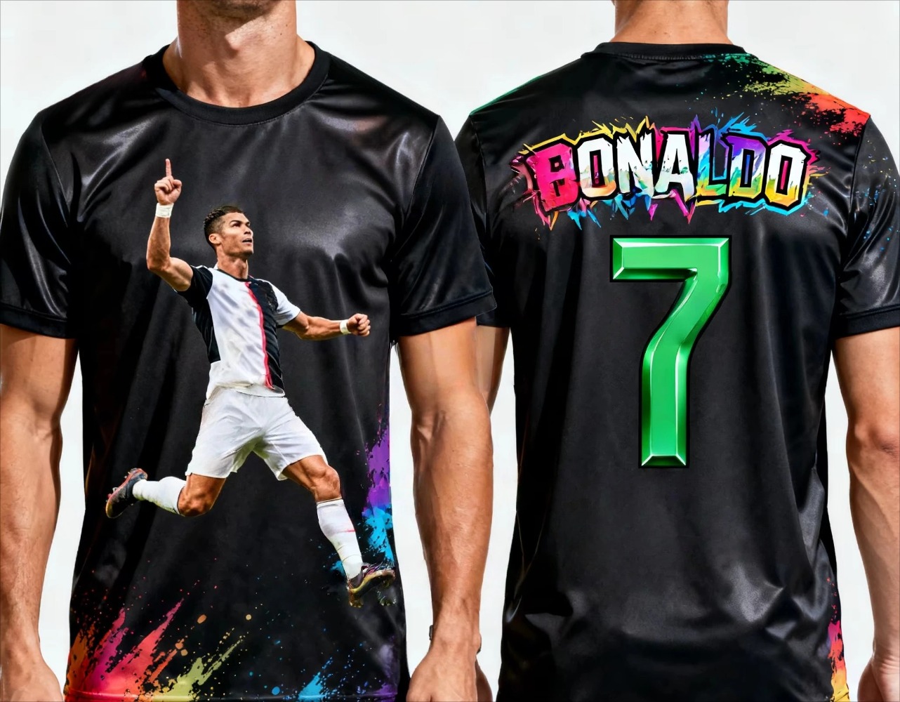 Ronaldo's Summer 3D Printed Fa - Kids Outdoor Wear recensione e prezzo