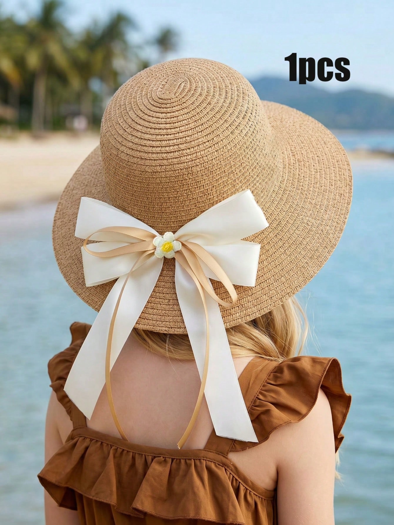 1Pc 3-8Y Girls Coffee Bow Stra - Kids Outdoor Play recensione e prezzo